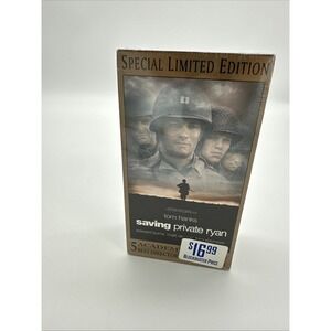 DreamWorks Saving Private Ryan VHS Special Limited Edition Tom Hanks Sealed